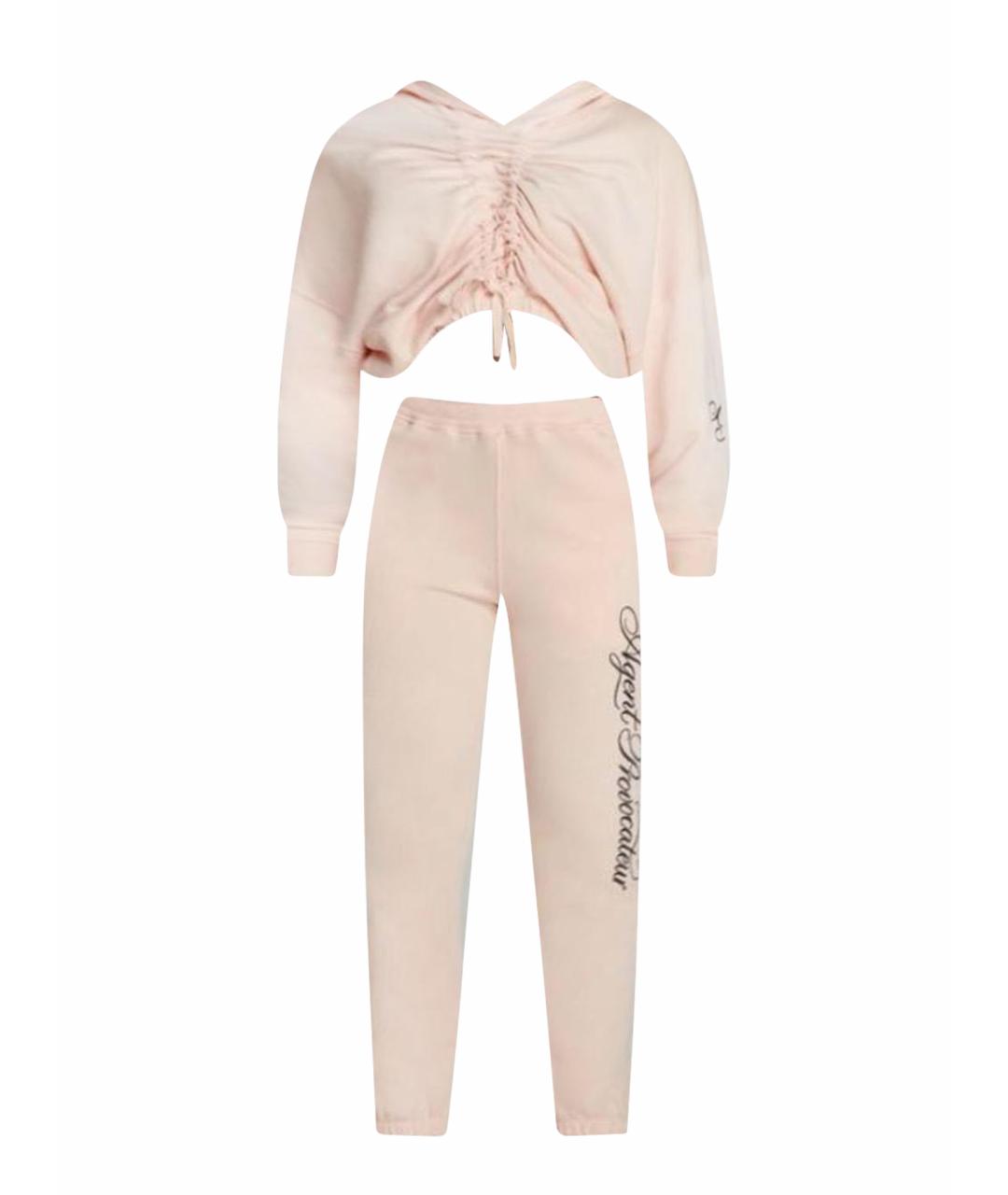 AGENT PROVOCATEUR Розовый хлопковый спортивные костюмы, фото 1