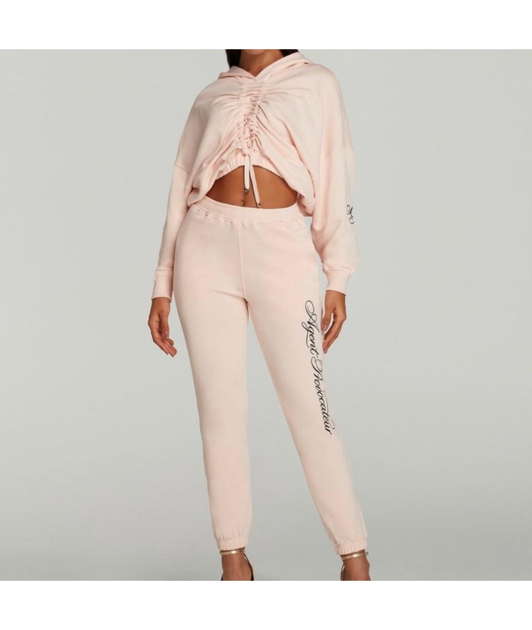 AGENT PROVOCATEUR Розовый хлопковый спортивные костюмы, фото 6