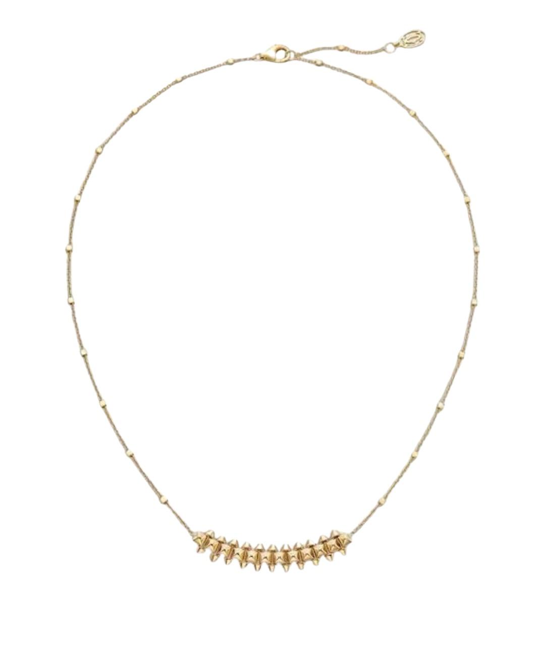 CARTIER Золотое колье из желтого золота, фото 1