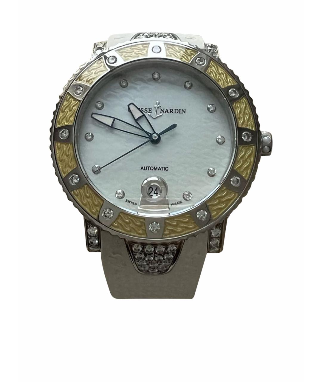 Ulysse Nardin Белые металлические часы, фото 1