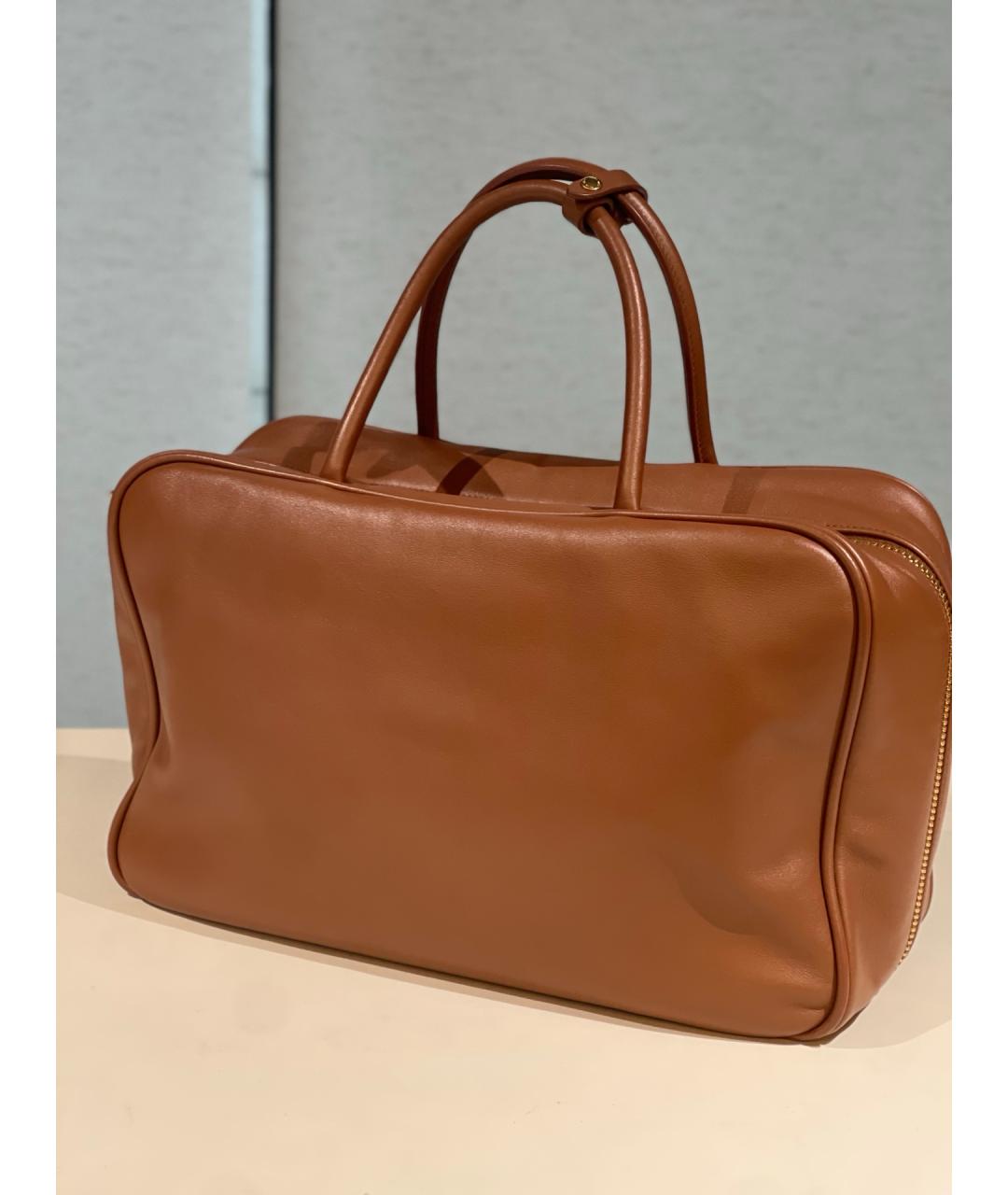 MIU MIU Коричневая кожаная сумка через плечо, фото 3