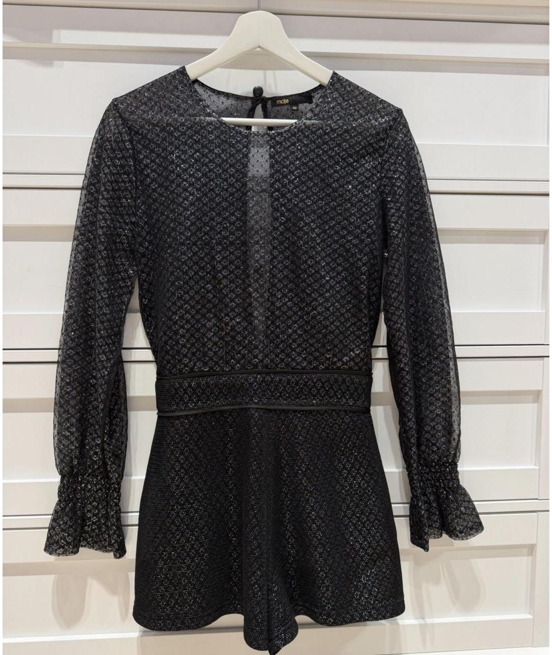 MAJE Черный комбинезон, фото 7