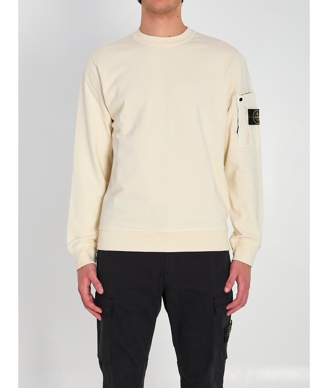 STONE ISLAND Бежевый джемпер / свитер, фото 6