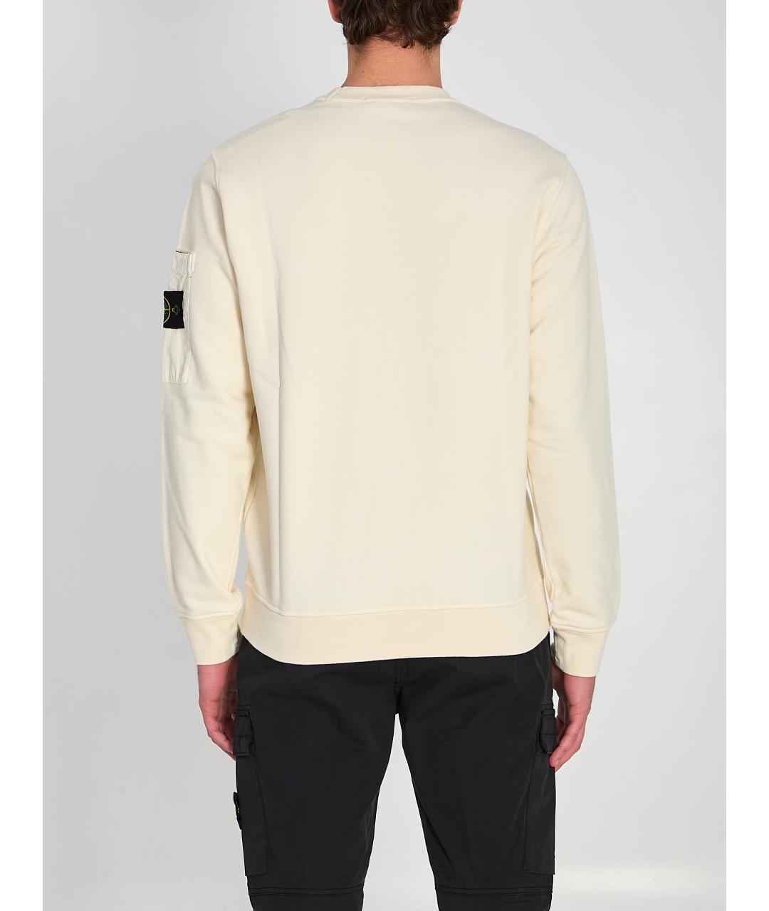 STONE ISLAND Бежевый джемпер / свитер, фото 4