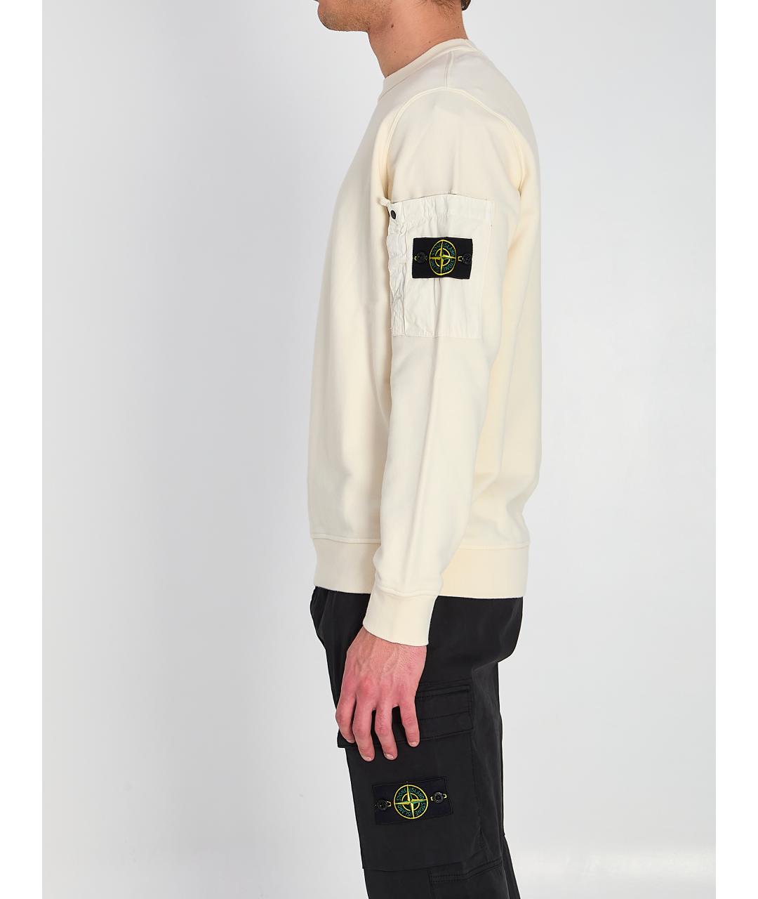 STONE ISLAND Бежевый джемпер / свитер, фото 3