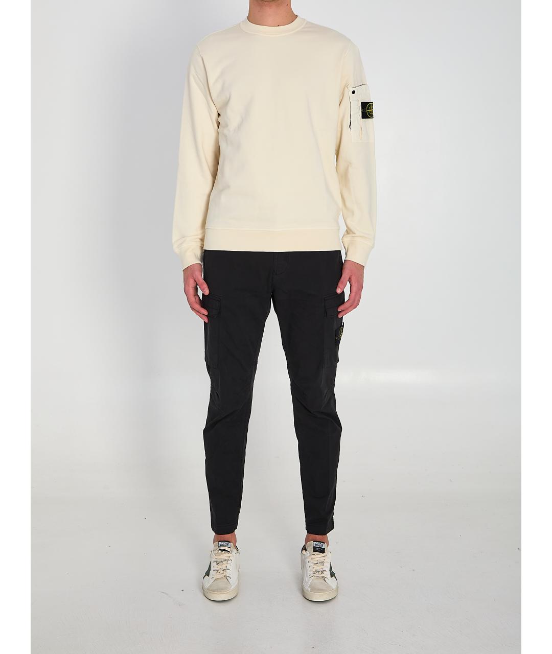 STONE ISLAND Бежевый джемпер / свитер, фото 5