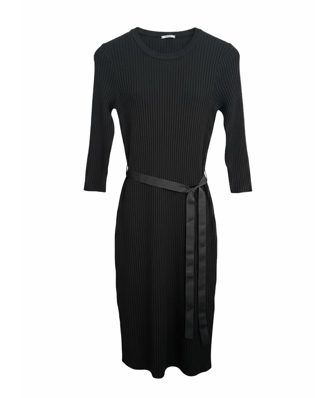 WOLFORD Черное шерстяное повседневное платье, фото 1