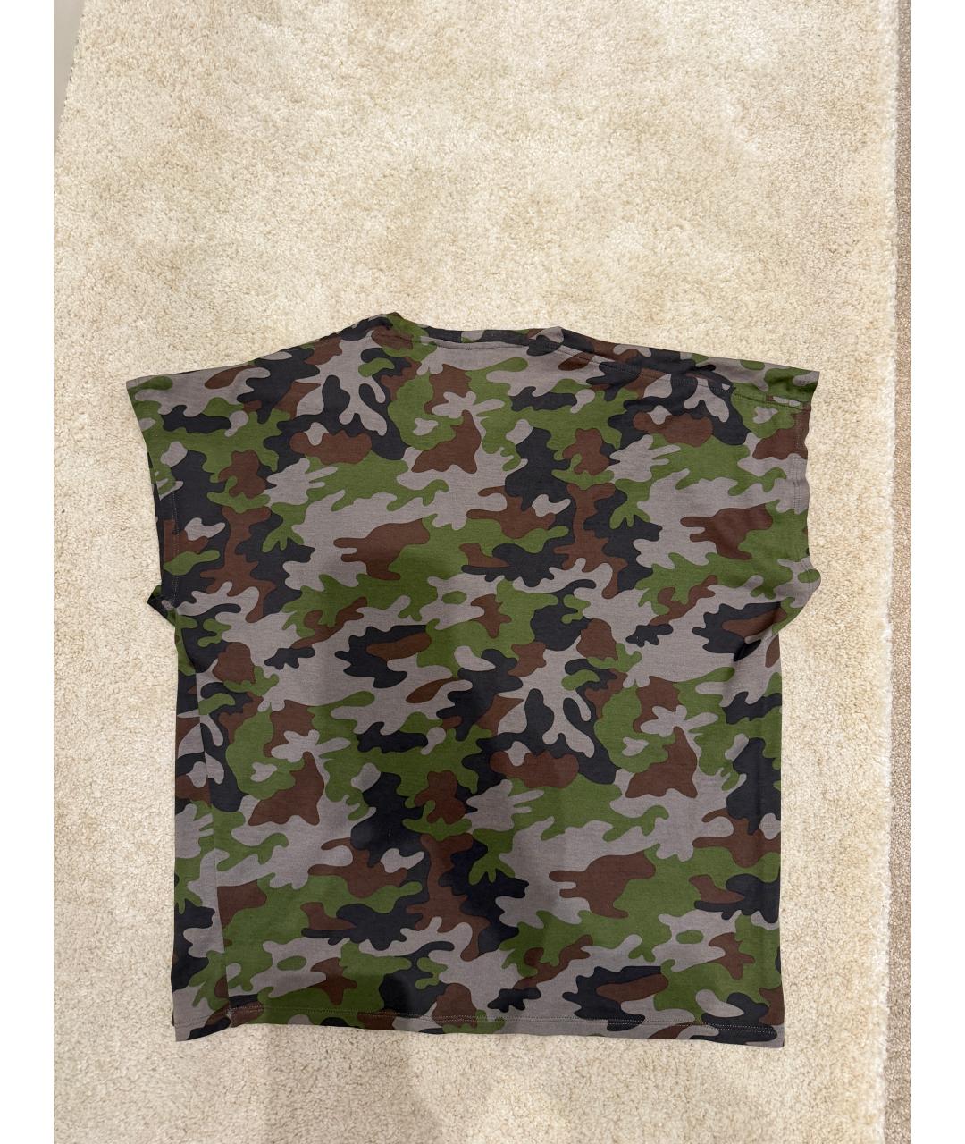 SAINT LAURENT Мульти хлопковая футболка, фото 2