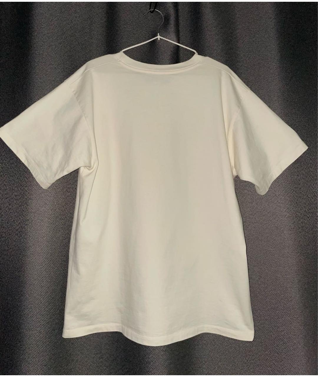 GUCCI Бежевая хлопковая футболка, фото 2