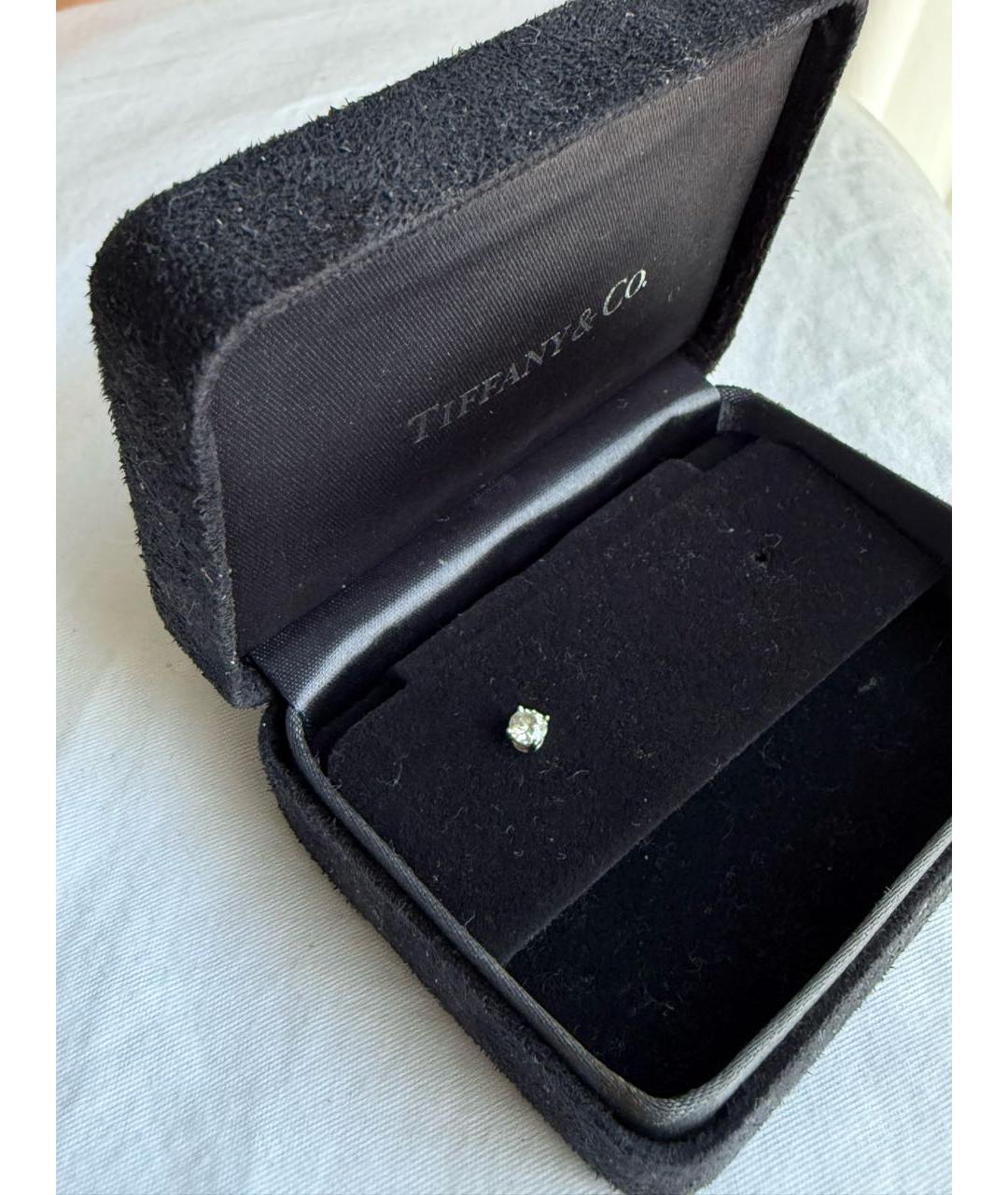 TIFFANY&CO Серебряные платиновые серьги, фото 5