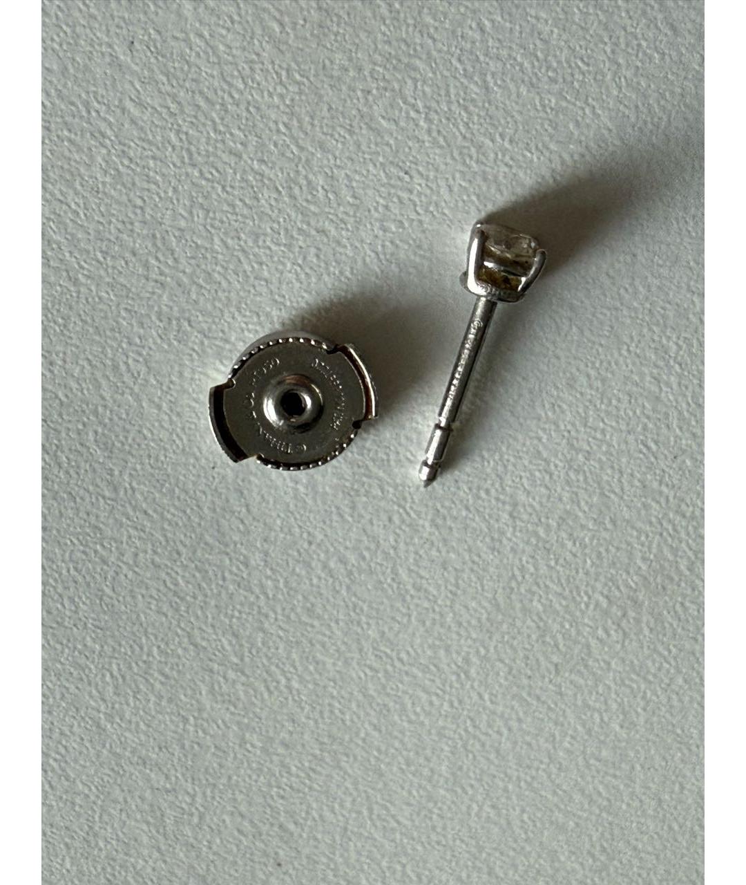 TIFFANY&CO Серебряные платиновые серьги, фото 2