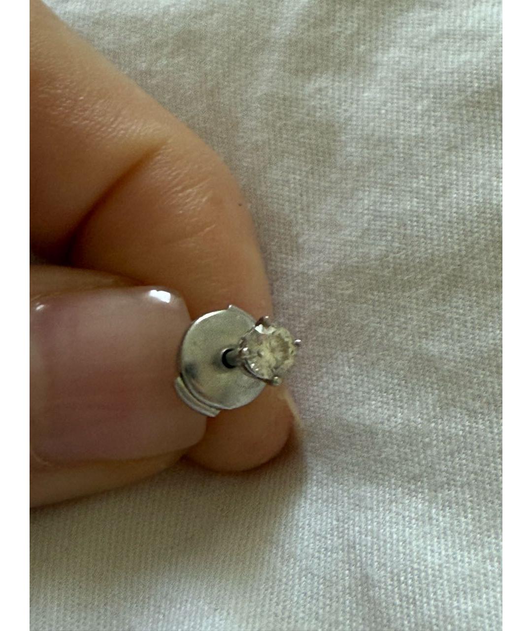 TIFFANY&CO Серебряные платиновые серьги, фото 3