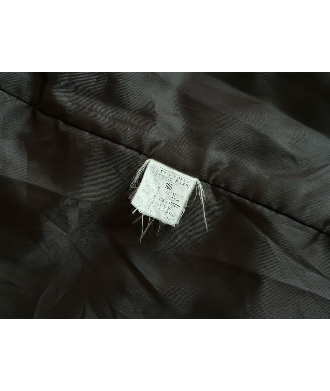 SAINT LAURENT Коричневая полиэстеровая куртка, фото 8