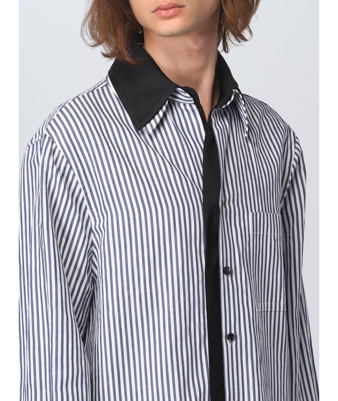 BOTTEGA VENETA Мульти хлопковая кэжуал рубашка, фото 6