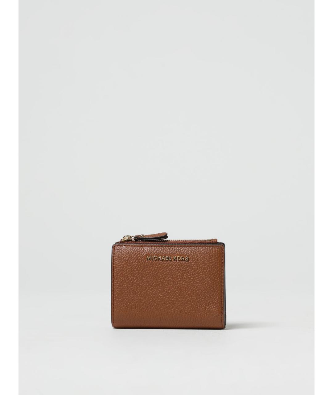 MICHAEL KORS Коричневый кожаный кошелек, фото 5