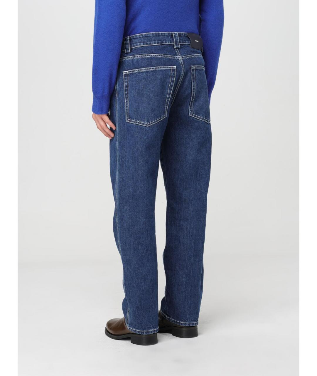 SUNNEI Синие хлопковые прямые джинсы, фото 2