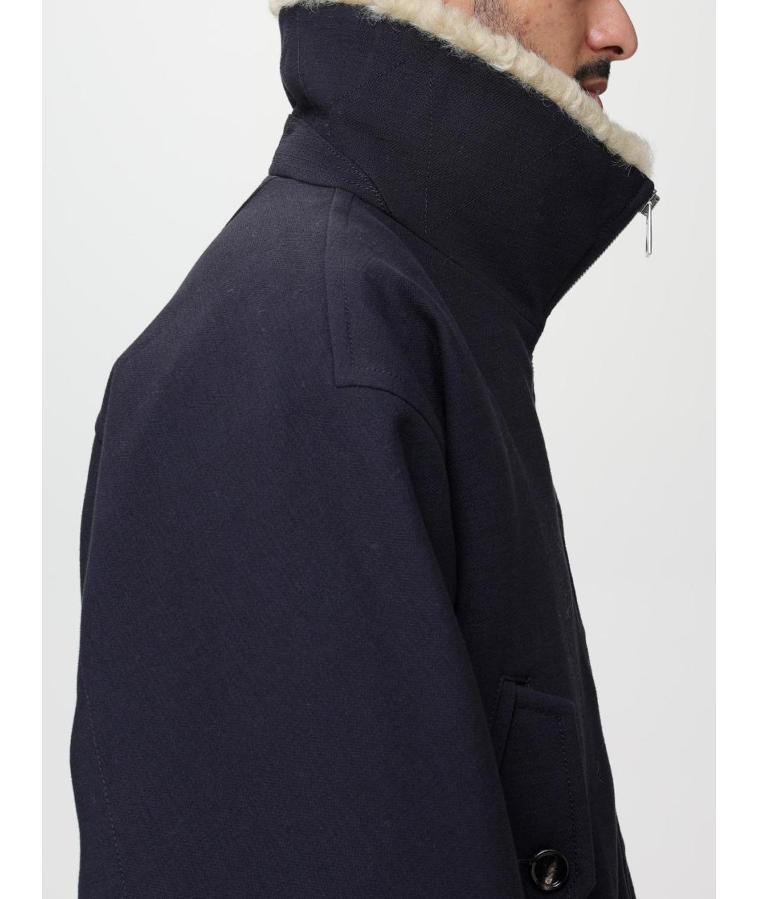 BOTTEGA VENETA Синяя хлопковая куртка, фото 6