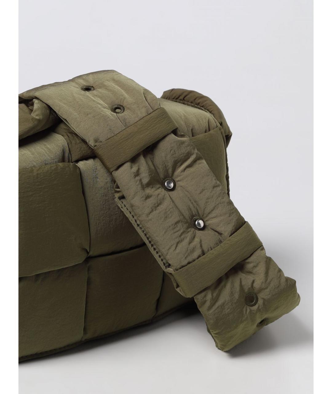 BOTTEGA VENETA Бежевая синтетическая сумка на плечо, фото 4