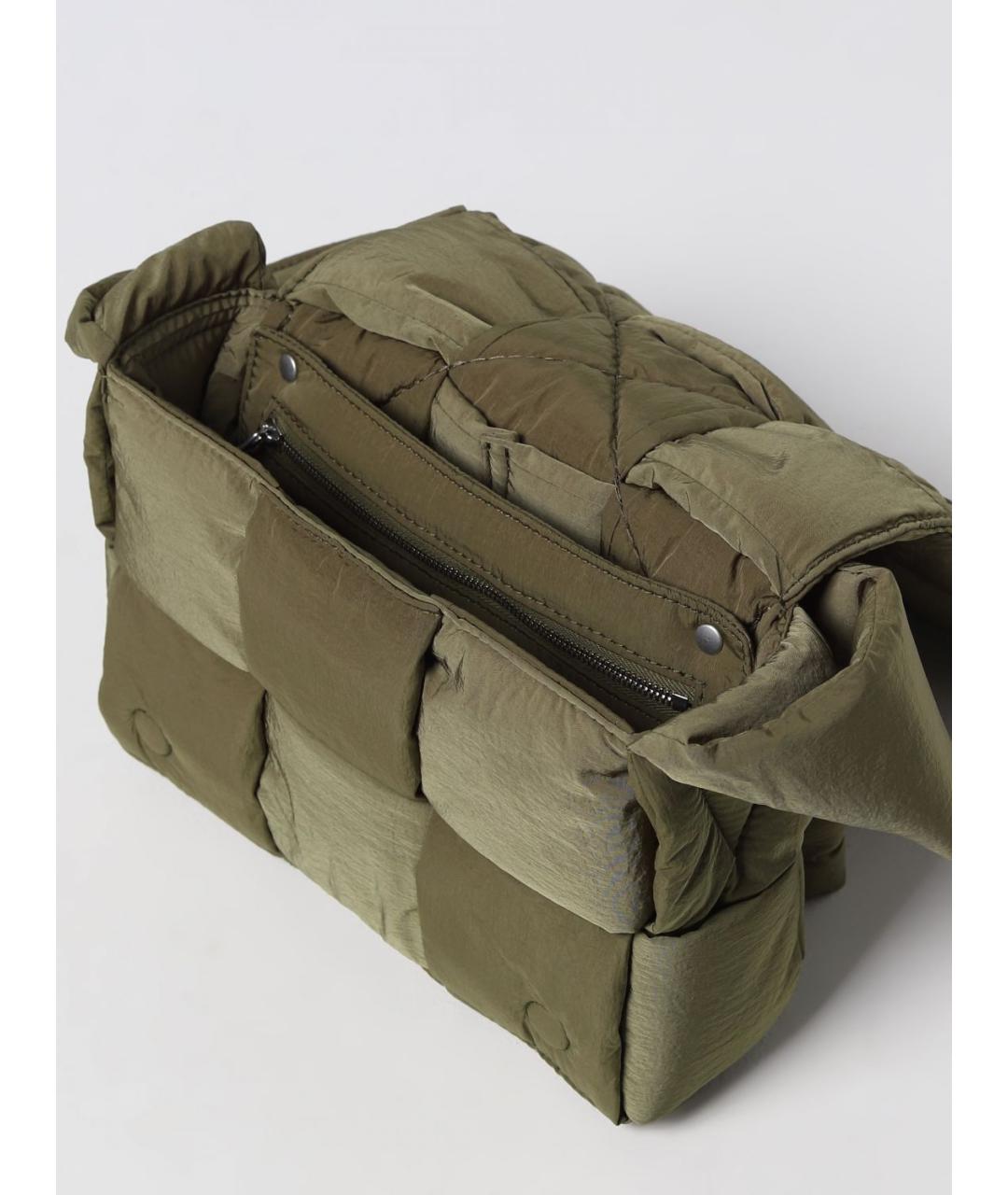 BOTTEGA VENETA Бежевая синтетическая сумка на плечо, фото 5