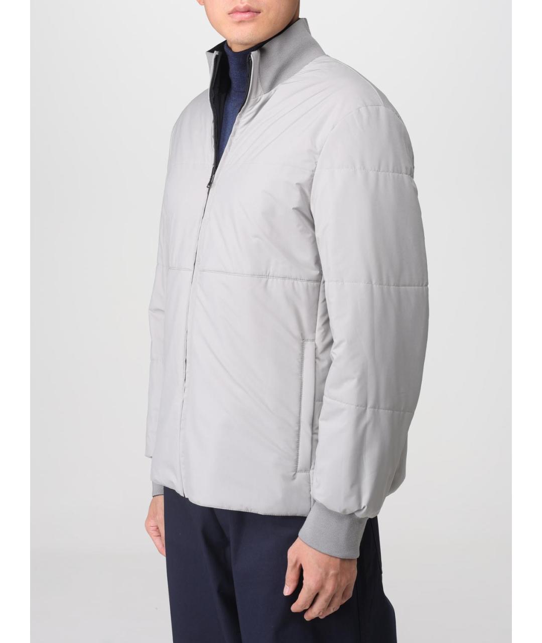 BRIONI Черная синтетическая куртка, фото 7