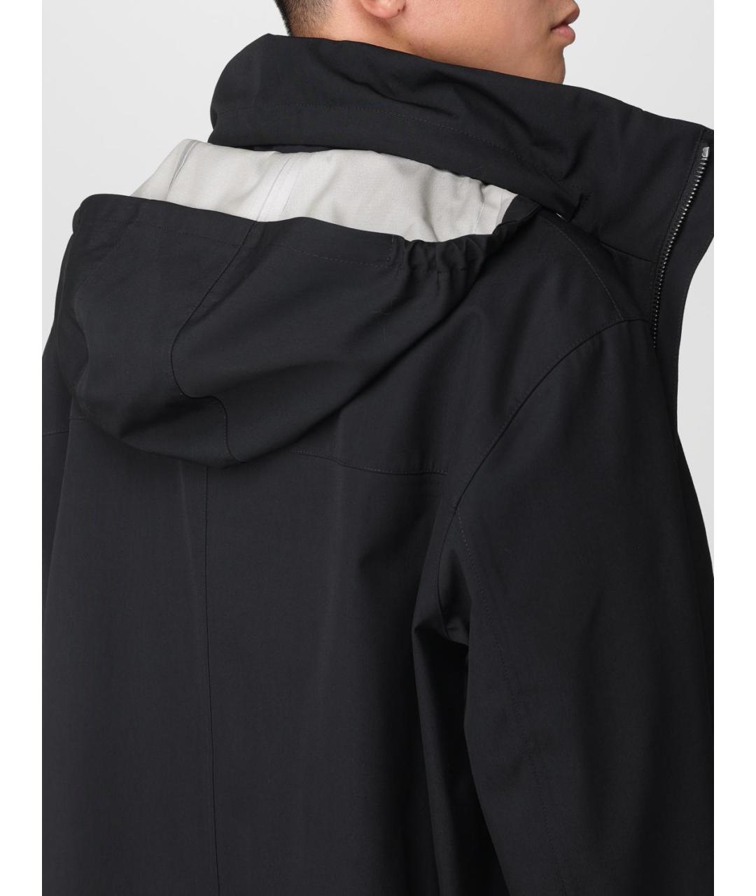 BRIONI Черная синтетическая куртка, фото 5