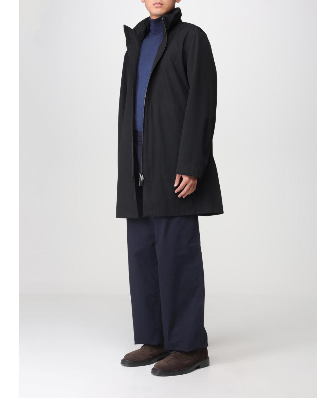 BRIONI Черная синтетическая куртка, фото 4