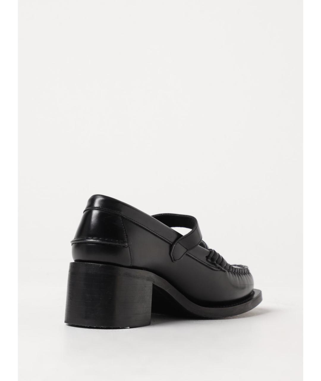 HEREU Черные кожаные туфли, фото 3