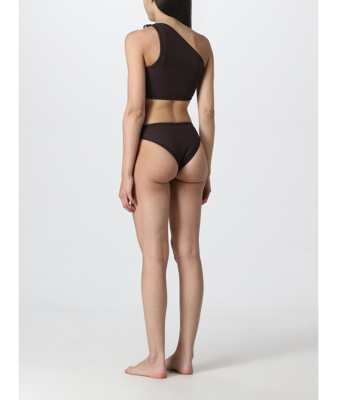 BOTTEGA VENETA Коричневый синтетический купальник, фото 2