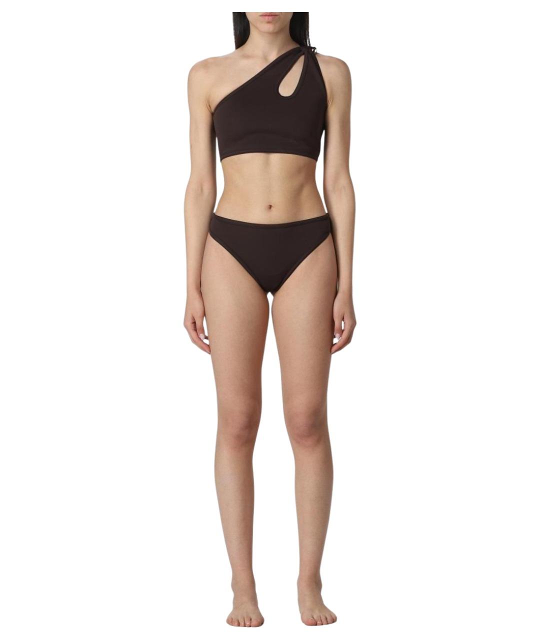 BOTTEGA VENETA Коричневый синтетический купальник, фото 1