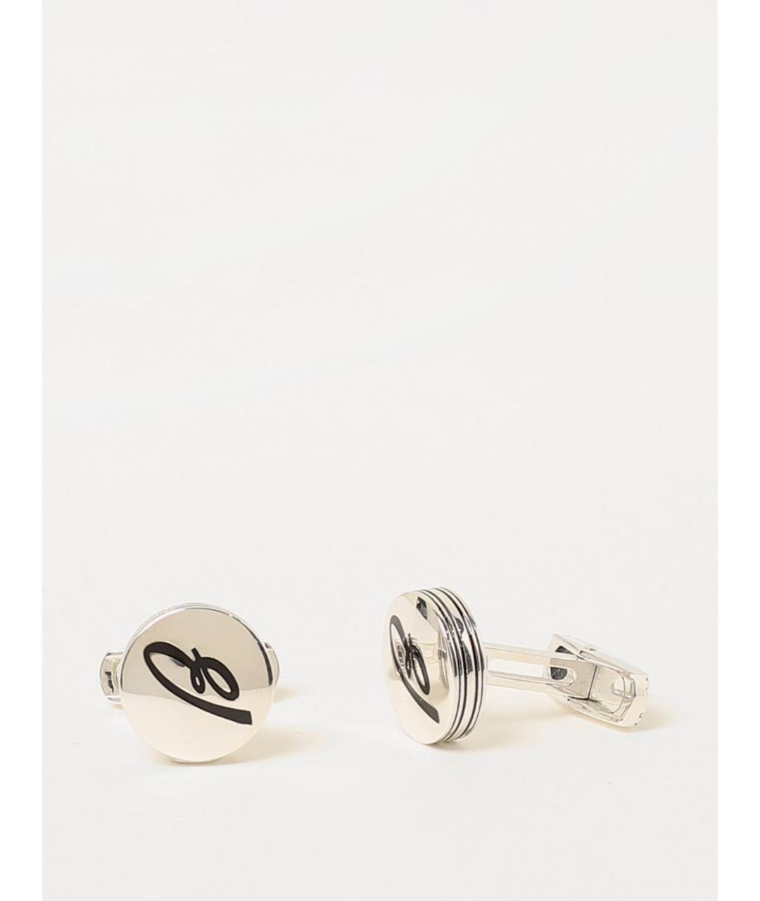 BRIONI Серебряные металлические запонки, фото 3