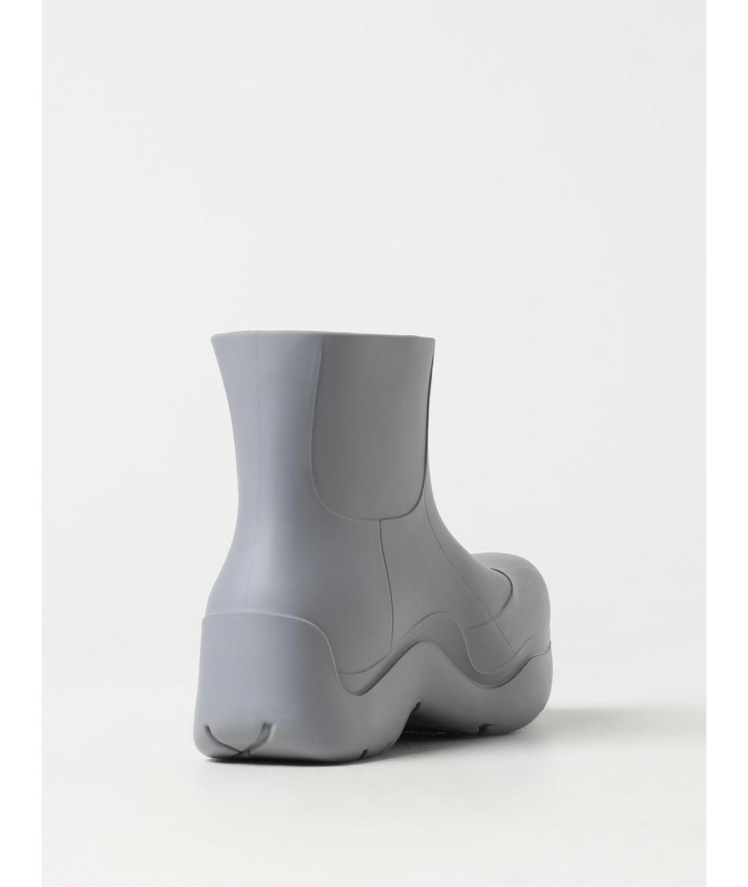 BOTTEGA VENETA Серые резиновые полусапоги, фото 3
