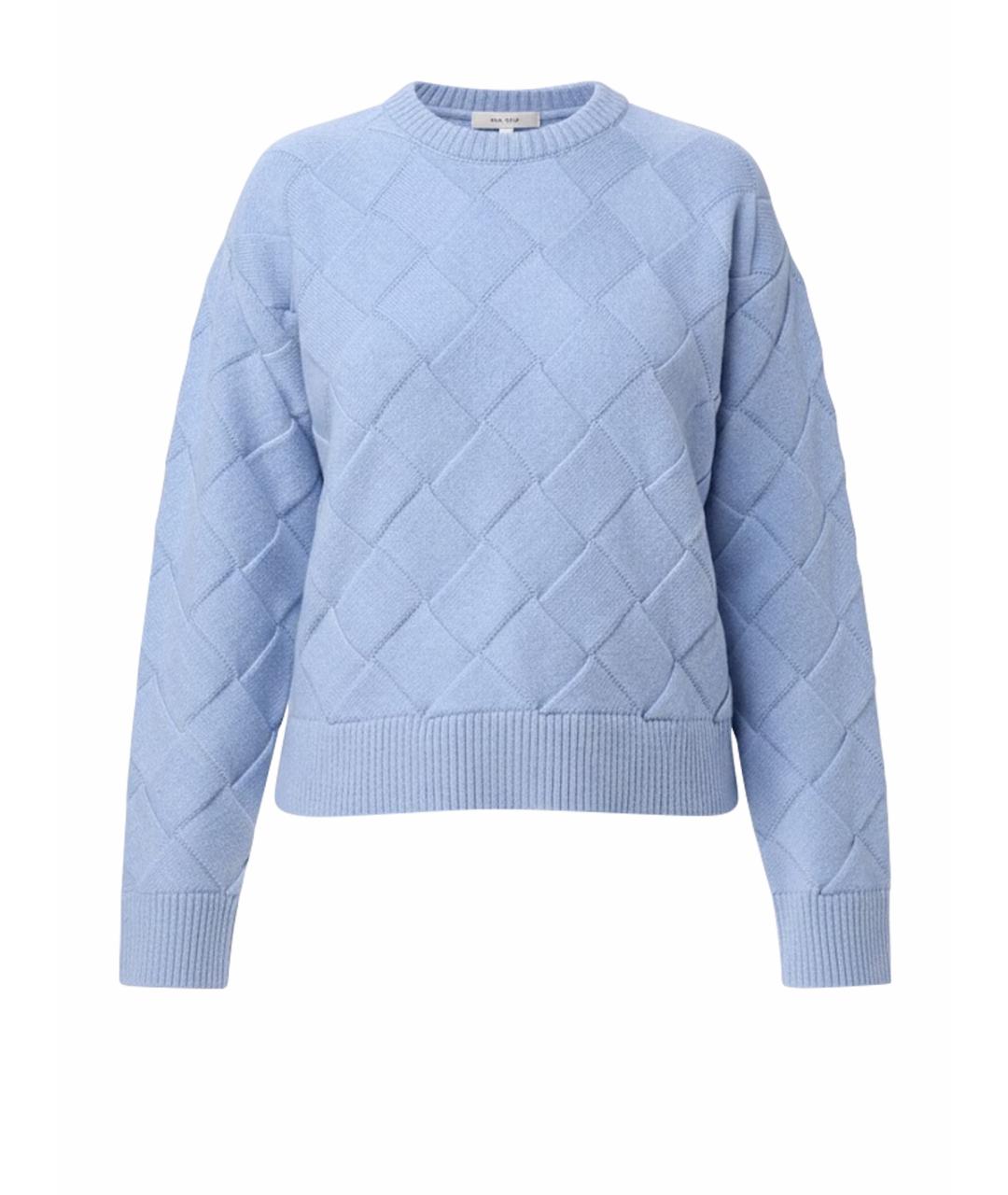 BOTTEGA VENETA Голубой шерстяной джемпер / свитер, фото 1