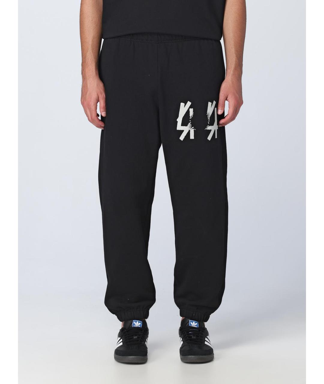 44 LABEL Черные хлопковые повседневные брюки, фото 4