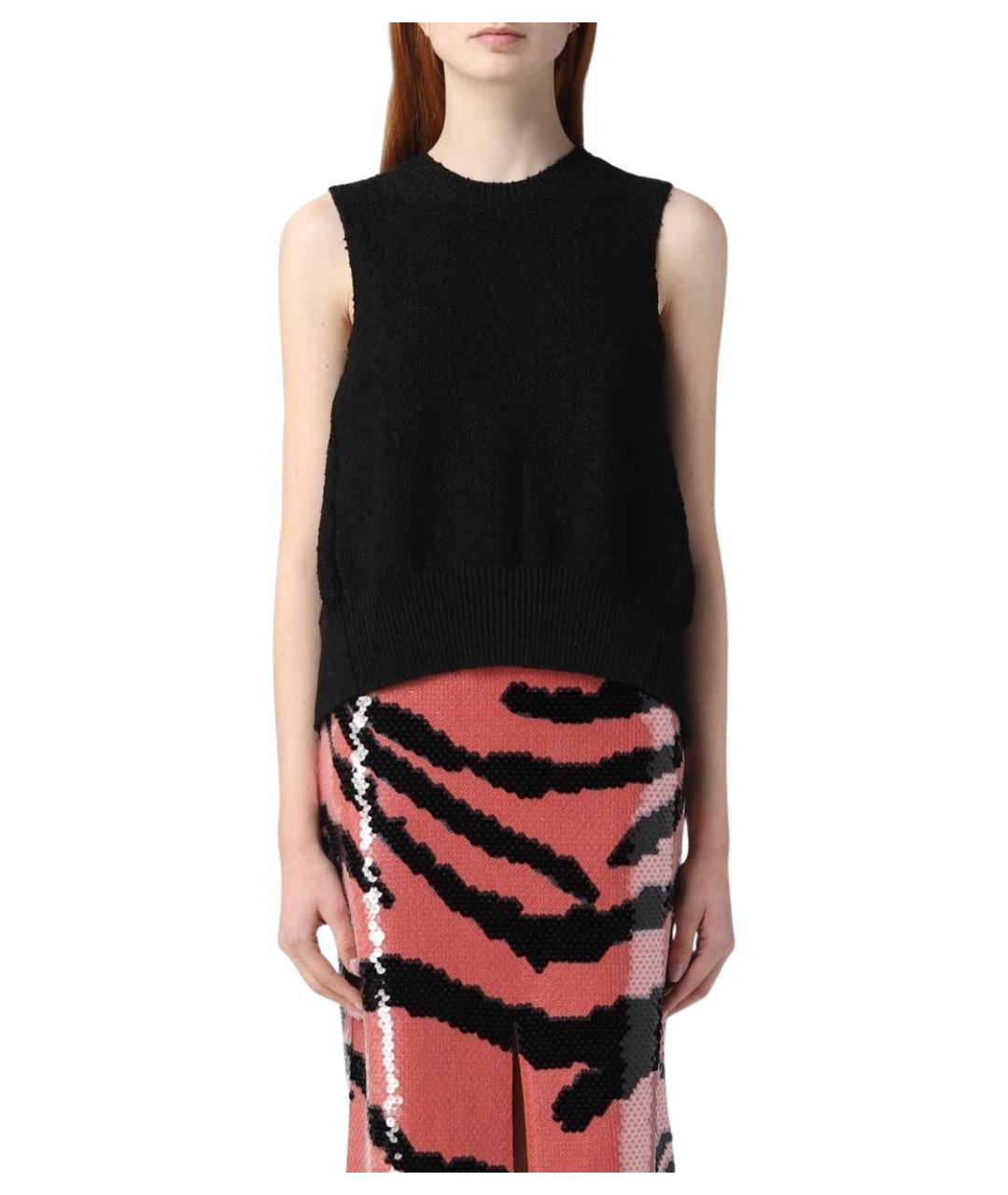 BOTTEGA VENETA Черная вискозная жилетка, фото 1