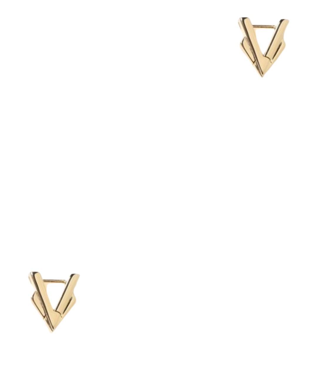 BOTTEGA VENETA Золотые металлические серьги, фото 1