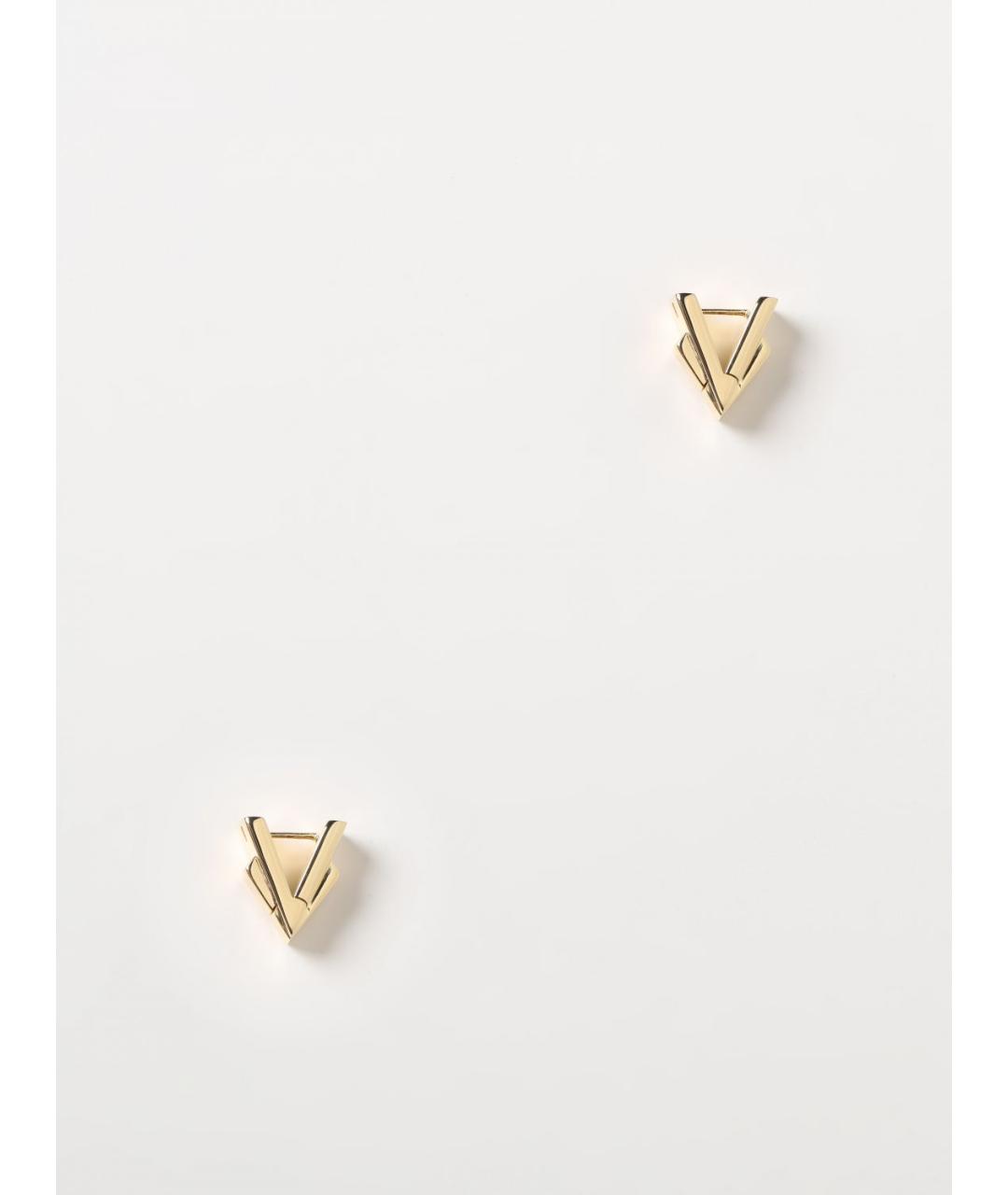 BOTTEGA VENETA Золотые металлические серьги, фото 3