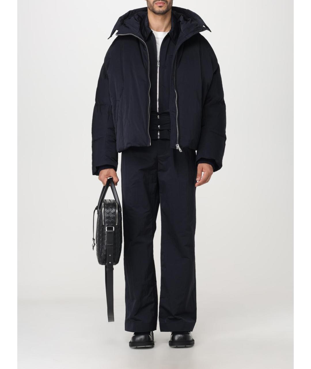 BOTTEGA VENETA Темно-синий пуховик, фото 2