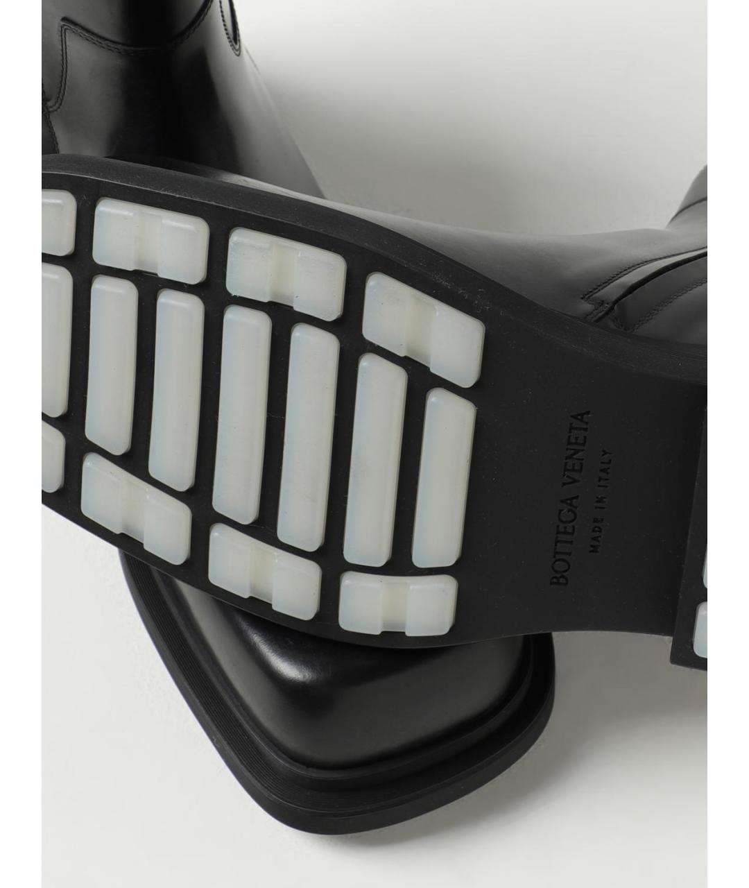 BOTTEGA VENETA Черные высокие ботинки, фото 4
