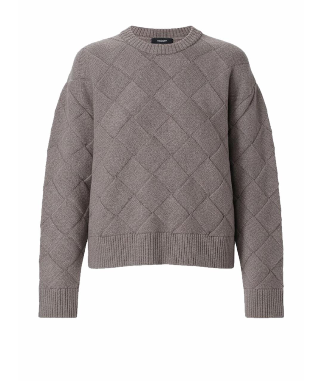 BOTTEGA VENETA Серый шерстяной джемпер / свитер, фото 1