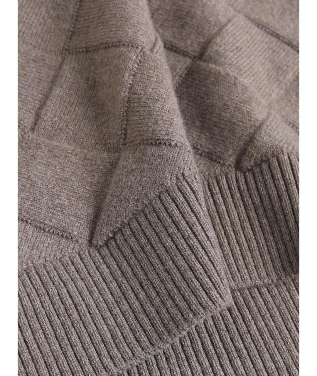 BOTTEGA VENETA Серый шерстяной джемпер / свитер, фото 6