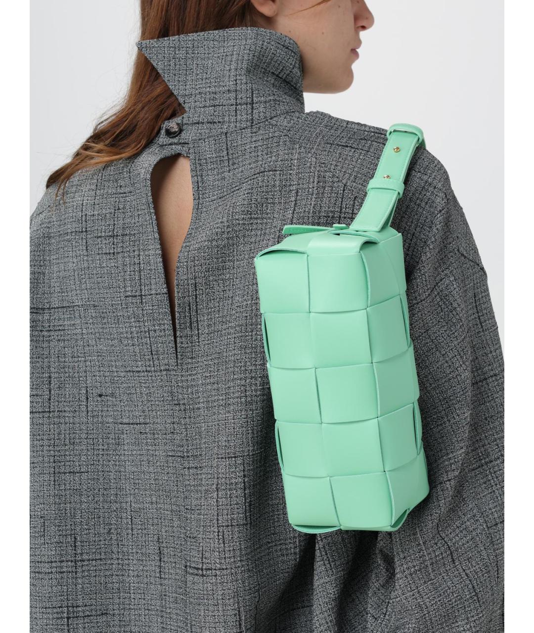 BOTTEGA VENETA Серая вискозная блузы, фото 5