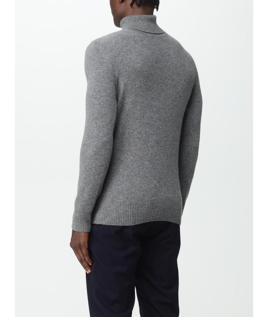 EMPORIO ARMANI Серая кашемировая водолазка, фото 3