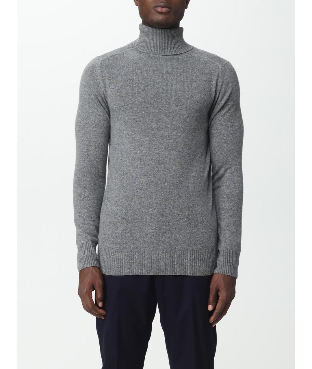 EMPORIO ARMANI Серая кашемировая водолазка, фото 5