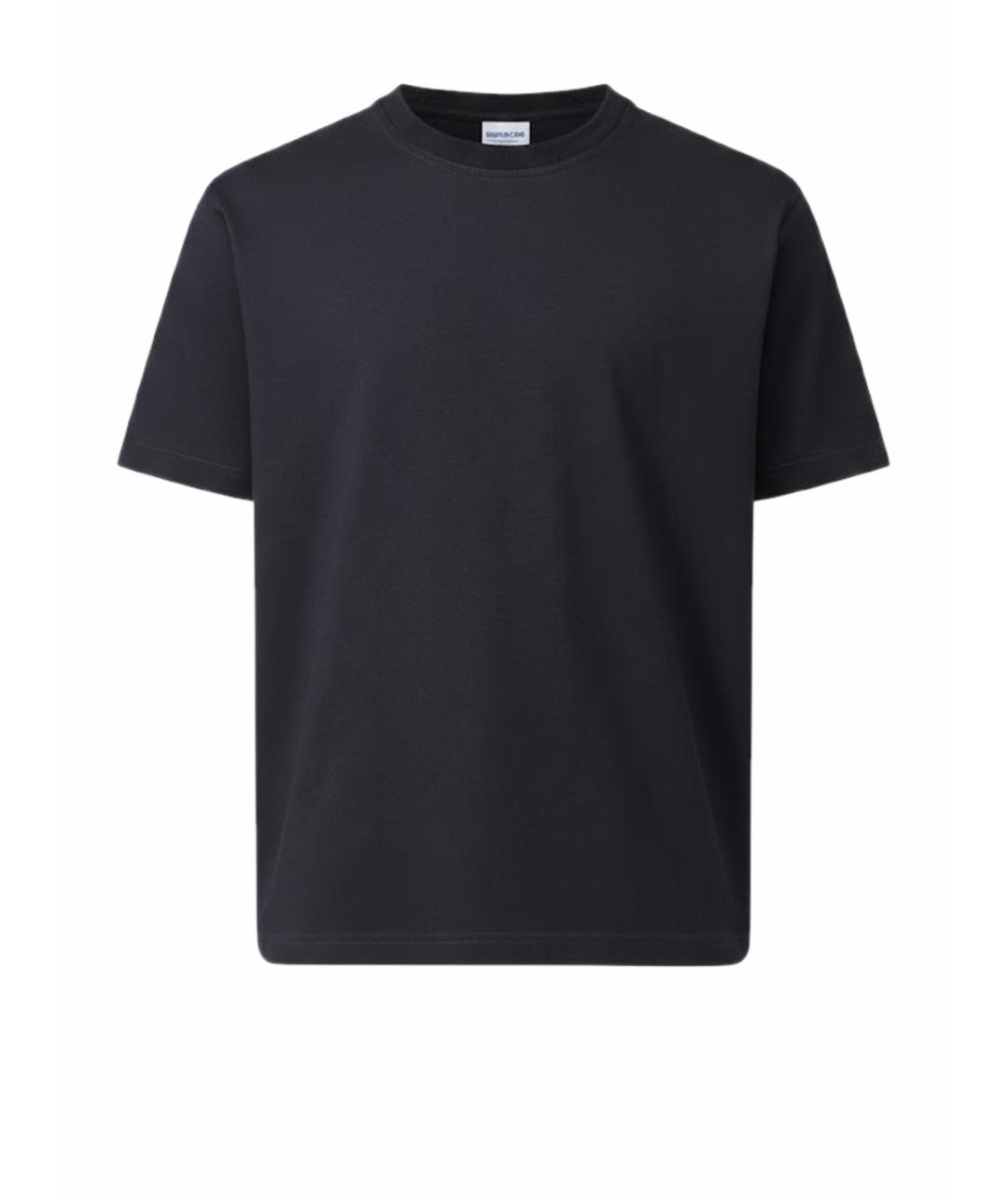 BOTTEGA VENETA Темно-синяя вискозная футболка, фото 1