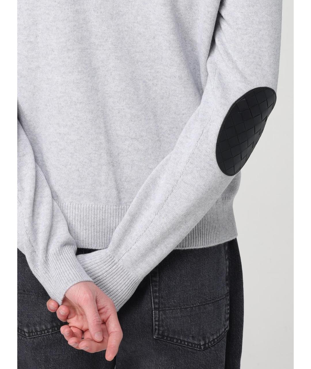 BOTTEGA VENETA Серый кашемировый джемпер / свитер, фото 5