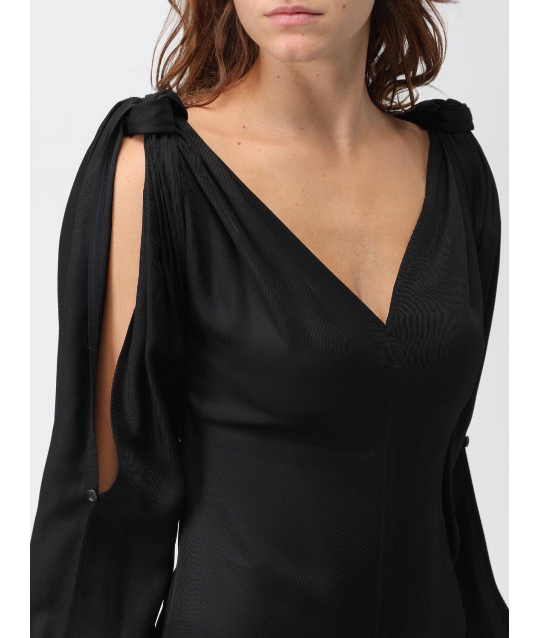 BOTTEGA VENETA Черное платье, фото 4