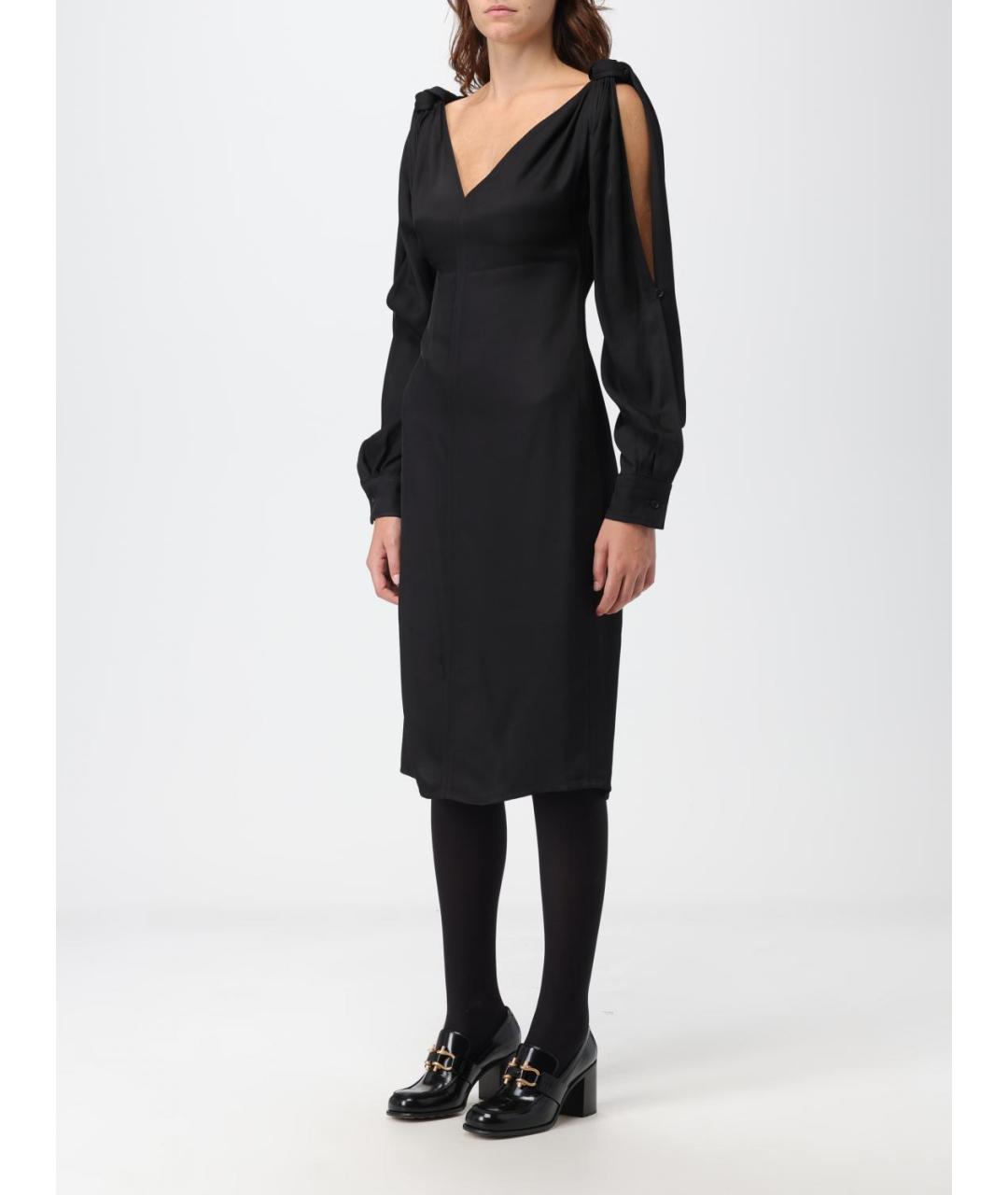 BOTTEGA VENETA Черное платье, фото 3