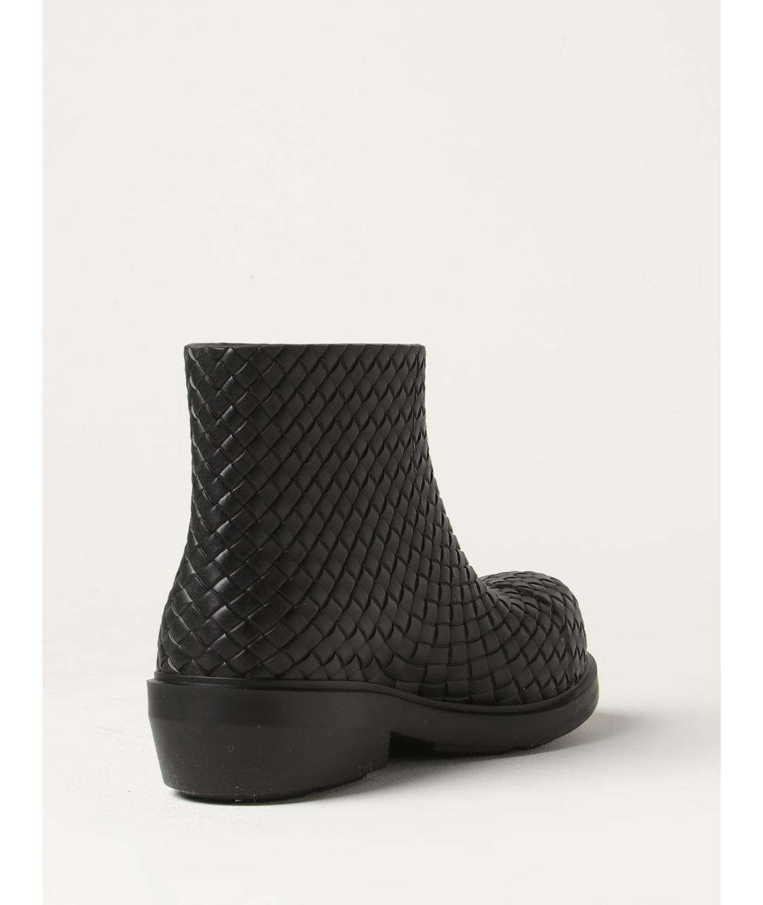 BOTTEGA VENETA Черные синтетические высокие ботинки, фото 3