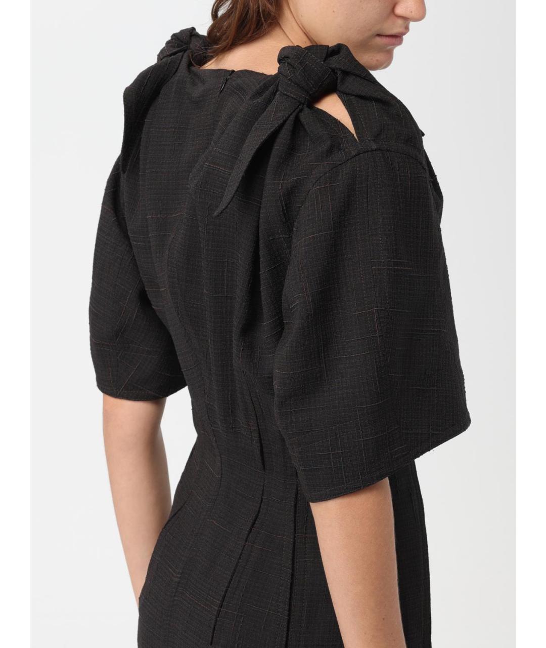 BOTTEGA VENETA Коричневое платье, фото 5