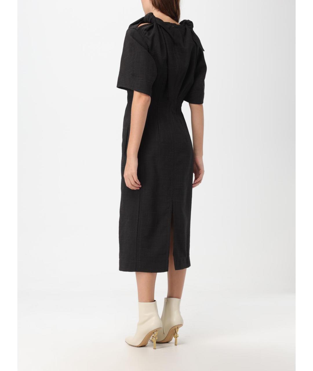 BOTTEGA VENETA Коричневое платье, фото 3